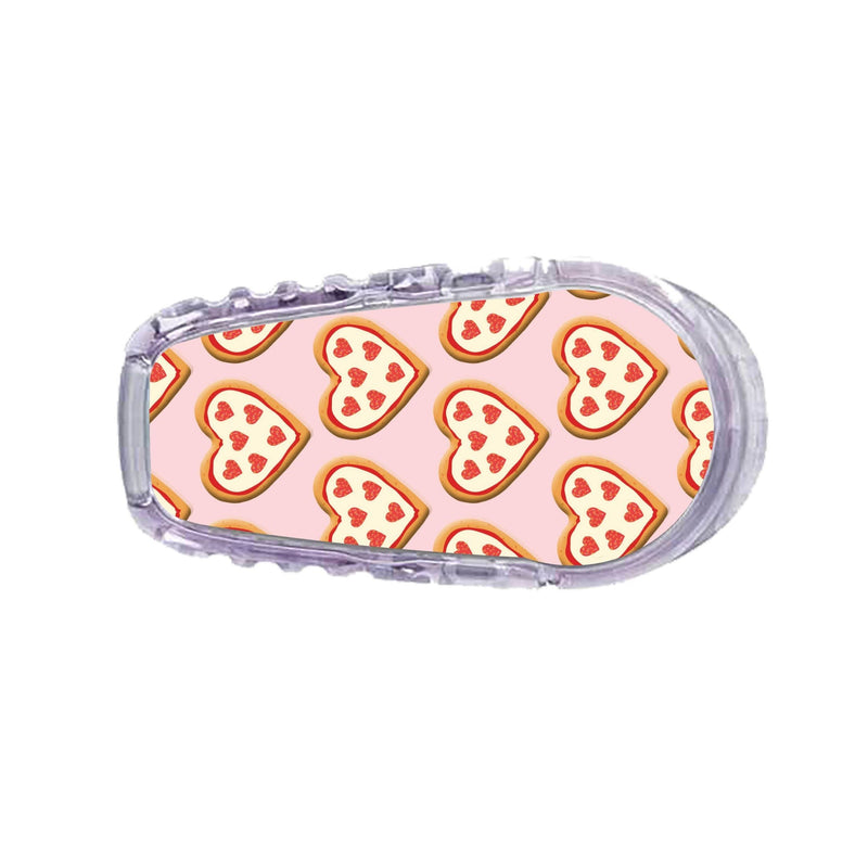 Peelz I Heart Pizza Sticker Designed for the DEXCOM Transmitter Peelz/Stickers White Smoke G6