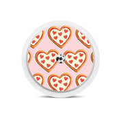 Peelz I Heart Pizza for Freestyle Libre 2 Peelz/Stickers White Smoke Sensor Only