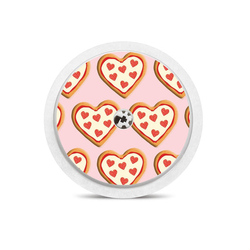 Peelz I Heart Pizza for Freestyle Libre 2 Peelz/Stickers White Smoke Sensor Only