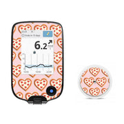 Peelz I Heart Pizza for Freestyle Libre 2 Peelz/Stickers White Smoke Receiver + Sensor