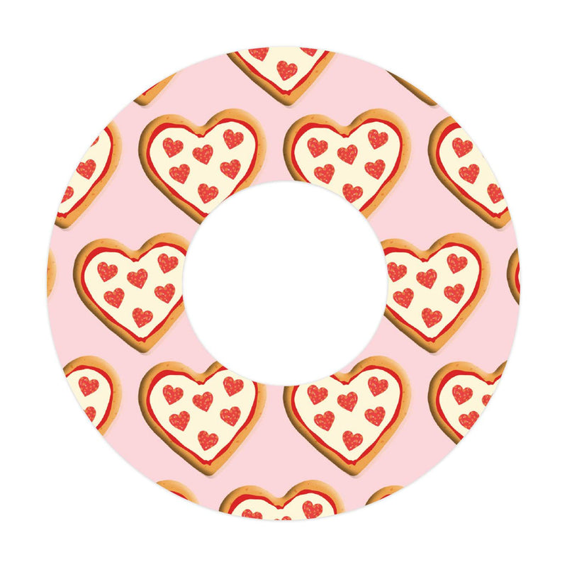 Peelz I Heart Pizza for Patch  Freestyle Libre and Universal Infusion Set Tape Patch Medical Tape White Smoke 1-Pack Libre/Universal