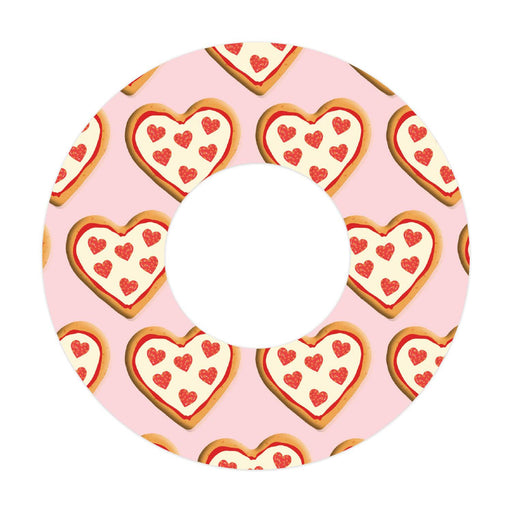 Peelz I Heart Pizza for Patch  Freestyle Libre and Universal Infusion Set Tape Patch Medical Tape White Smoke 1-Pack Libre/Universal