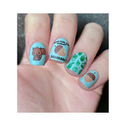 UberChic Beauty I Always Fall For Autumn Stamping Plate Rosy Brown