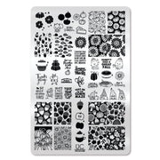 UberChic Beauty I Always Fall For Autumn Stamping Plate Black