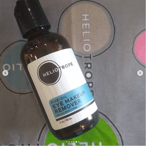 Heliotrope San Francisco Five-Oil Eye Makeup Remover Makeup Remover Light Slate Gray