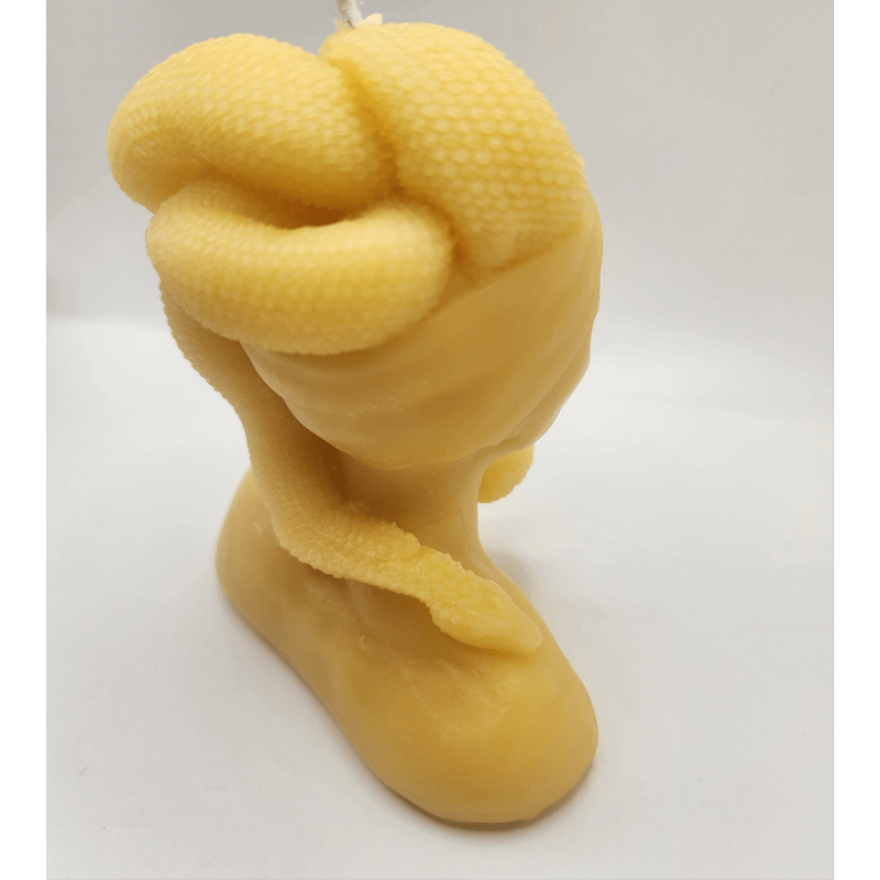 SAVAGE BEE-CHES® Medusa Beeswax Candle – 7.4 oz Miscellaneous Light Gray