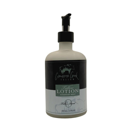 Cimarron Creek Essentials Rosemary Mint Grass-Fed Beef Tallow Hand & Body Lotion 17oz Lotion & Moisturizer Dark Slate Gray