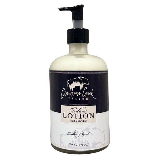 Cimarron Creek Essentials Unscented Tallow Hand & Body Lotion 17oz Lotion & Moisturizer Light Gray