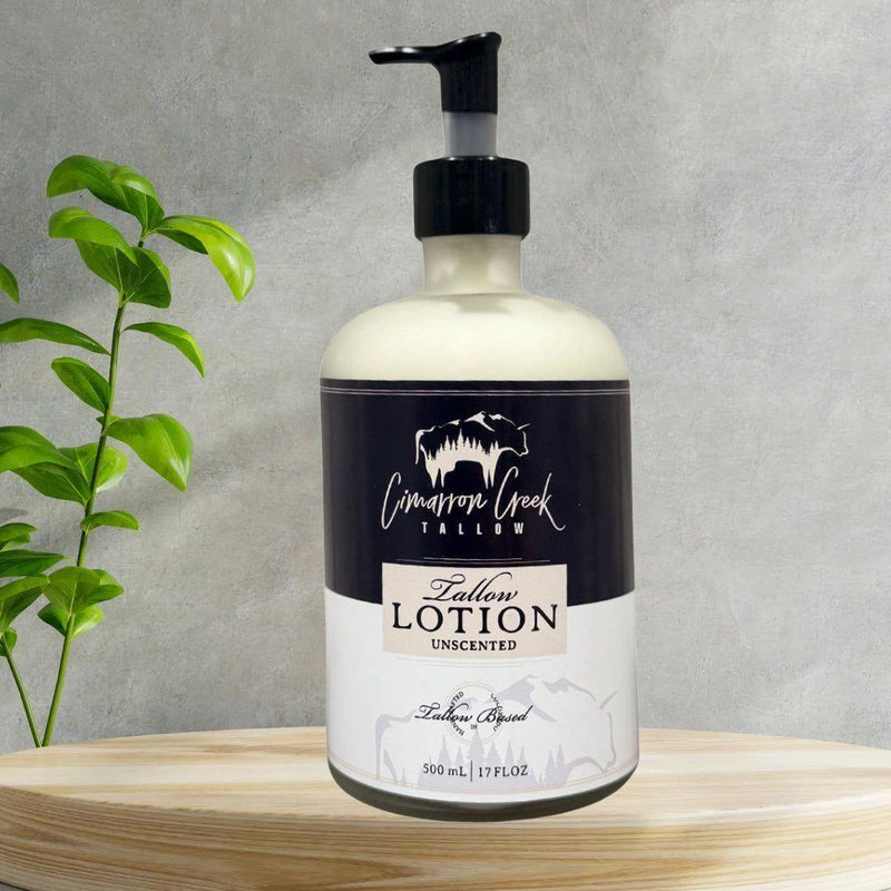 Cimarron Creek Essentials Unscented Tallow Hand & Body Lotion 17oz Lotion & Moisturizer Gray