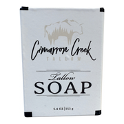 Cimarron Creek Essentials Unscented Grass-Fed Beef Tallow Soap Bar Soap Light Gray
