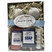 Cimarron Creek Essentials Time for You Gift Set Dark Gray Denim & Lace