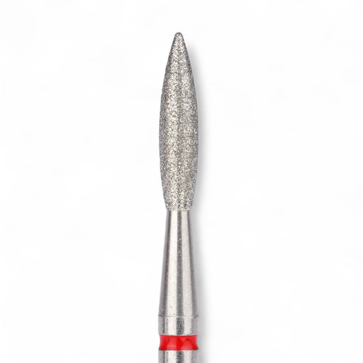 nbmsupply Elite Embrace Professional 2.3*10 mm Flame Nail Drill Bit Red White Smoke 1 pcs,10 pcs