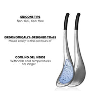 ZAQ Skin & Body Gola Gua Sha Cryo Facial Set Gray GolaSilver