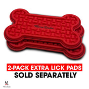 Warren London Distract-A-Hat ™ The Dog Lick Hat Pet Grooming Supplies White Smoke Dog Lick Hat,Lick Pads 2-Pack