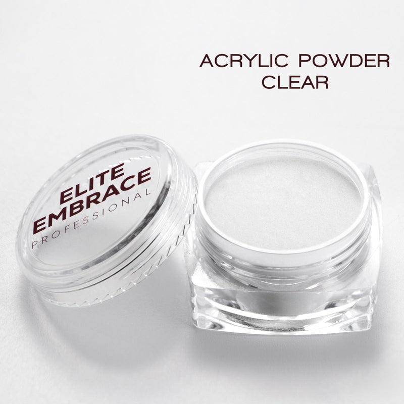 nbmsupply ELITE EMBRACE Professional Acrylic Powder Clear 5g Lavender
