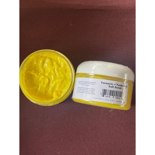 Lustful Bath, LLC TURMERIC + TEAKWOOD FOAMING SALT SCRUB Salt Scrub Dark Olive Green