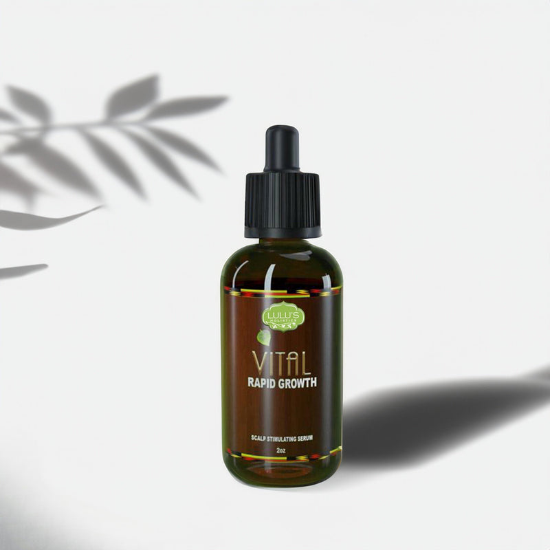 Lulu’s Holistics Rapid Hair Growth Combo – Fast Growth Serum & Scalp Relief hair treatment White Smoke
