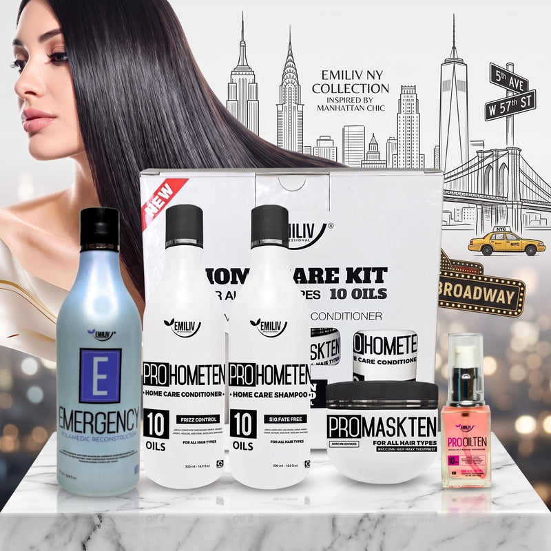 Emiliv Professional Ultimate Reconstructor Kit™ | 5-Piece Care System Home Care Lavender