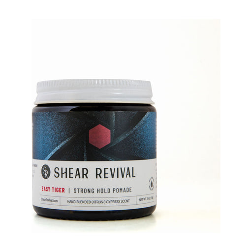 SHEAR REVIVAL Easy Tiger Traditional Pomade Pomade Dark Slate Gray 3.4oz