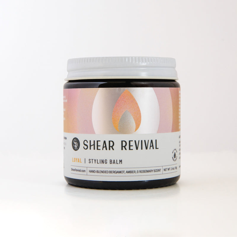 SHEAR REVIVAL Loyal Sea Clay Styling Balm Pomade Antique White 3.4oz