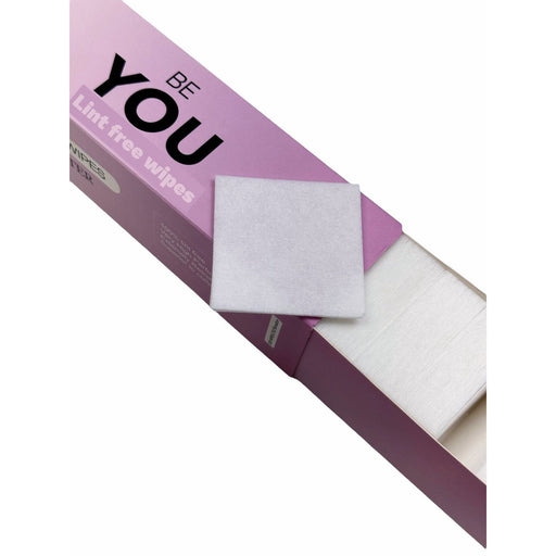 nbmsupply BeYou Lint-Free Nail Wipes White Smoke