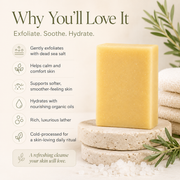 Timeless Organics Skin Care Sage + Sea Salt Exfoliating Bar Bar Soap Seashell