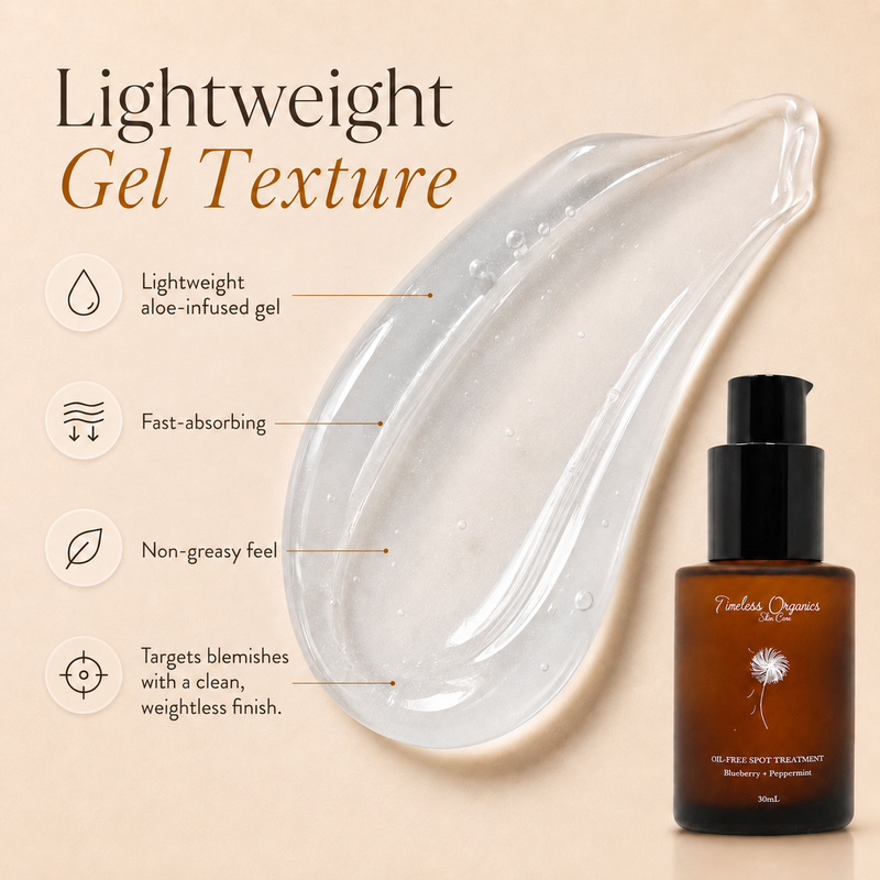 Timeless Organics Skin Care Spot Treatment - Oil Free Serum Bisque