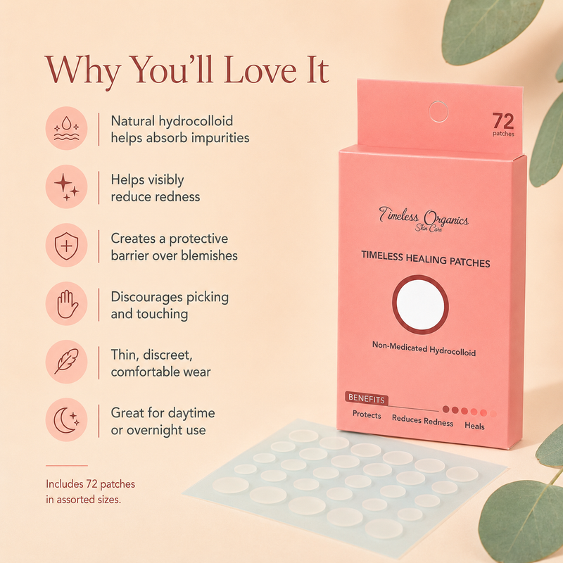 Timeless Organics Skin Care Timeless Healing Patches Serum Bisque
