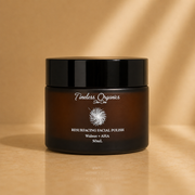 Timeless Organics Skin Care Resurfacing Facial Polish - Walnut + AHA Dark Khaki