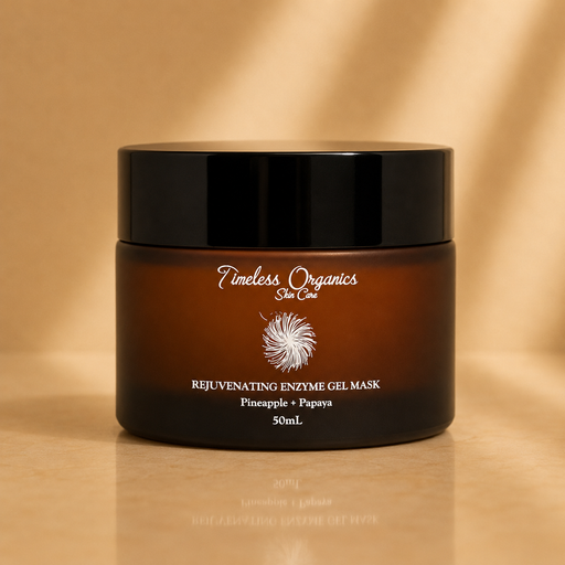Timeless Organics Skin Care Rejuvenating Enzyme Gel Mask Dark Khaki