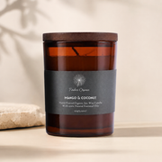 Timeless Organics Skin Care Timeless Candle - Mango + Coconut Light Gray