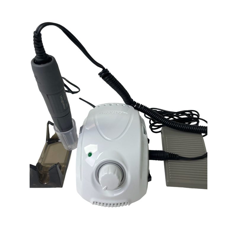 nbmsupply SAEYANG Marathon Champion 3 Nail Drill Machine. Original, Made in Korea. Grey Handpiece 35000 PRM Nail drill e-file White Smoke ONE YEAR WARRANTY