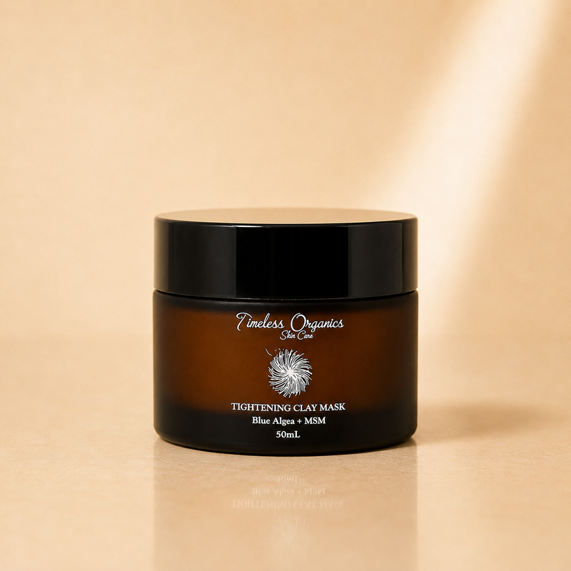 Timeless Organics Skin Care Tightening Clay Mask Masks Light Goldenrod