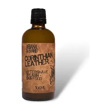Ariana & Evans Ariana & Evans Corinthian Leather Shaving Collection Shaving Set White Smoke Aftershave Splash 3.4 oz