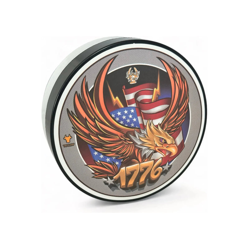 WhollyKaw Wholly Kaw 1776 Shaving Collection Shaving Set White Smoke Shaving Soap 4 oz
