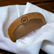 kbarsoapco All Purpose Wooden Comb Light Steel Blue