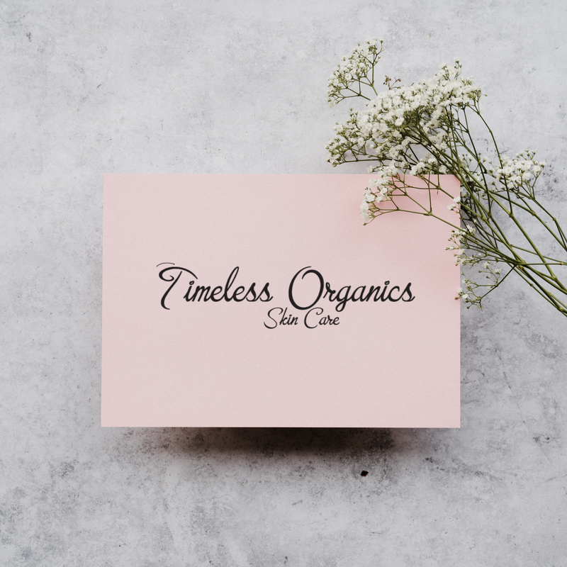 Timeless Organics Skin Care Timeless Gift Card Gift Card Gray $10.00,$25.00,$50.00,$100.00,$200.00