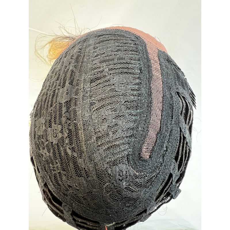 VIP Extensions Bene Wig Collection - Jetty Lace Front Wig Blend Hair Lace Front Wig Light Gray 1,1B,T4/613,TPN1B/BL1,T1B/Cherry