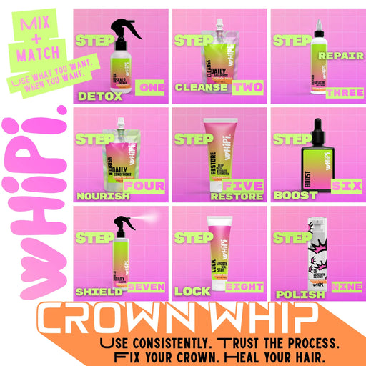 Whipi Co Detox – Crown Whip Scalp Pre-Wash White Smoke 4 oz,1 oz,4 oz Bag Refill