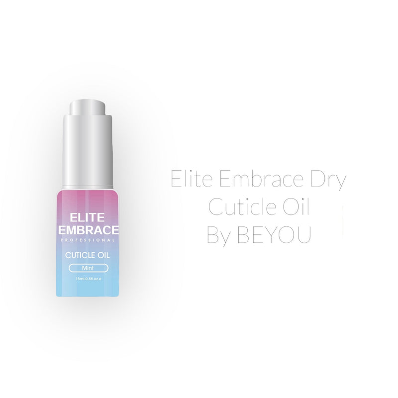 nbmsupply ELITE EMBRACE Professional by BEYOU DRY CUTICLE OIL 15ml White Smoke Bubble gum,Coconut,Mango,Green tea,Mint,Vanilla,Ocean