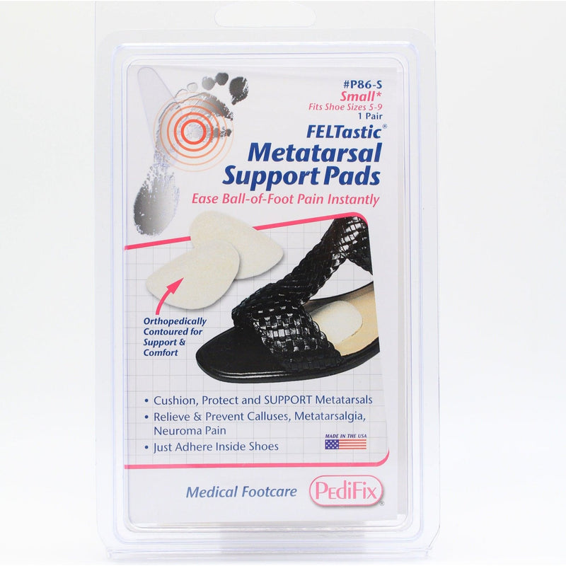 PediFix PediFix Feltastic Metatarsal Support Pads Small 1 Pair Metatarsal Support Pads Lavender