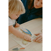 Be A Heart Mary's Garden Wooden Puzzle puzzle Dark Gray