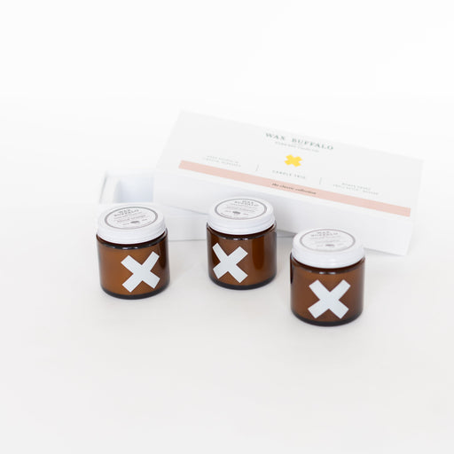 Wax Buffalo Classic Trio Candles Lavender