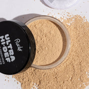 Rude Cosmetics UHD Studio Finishing Mineral Powder Setting Spray & Powder Tan Translucent,Tender Rose,Natural,Shimmering