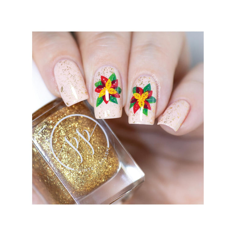 UberChic Beauty Merry & Bright Stamping Plate Gray