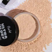 Rude Cosmetics UHD Studio Finishing Mineral Powder Setting Spray & Powder Tan Shimmering
