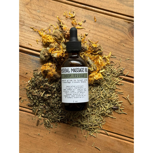 Apotheke DuJardin Herbal Massage Oil | DEEP TISSUE | HERBAL INFUSED massage oil Sienna