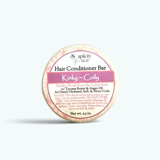 Soaplicity Kinky Coily Hair Conditioner Bar Hair Conditioner Bar Light Slate Gray