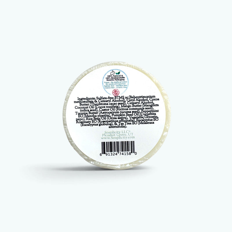 Soaplicity Straight & Fine Hair Conditioning Bar Hair Conditioner Bar White Smoke