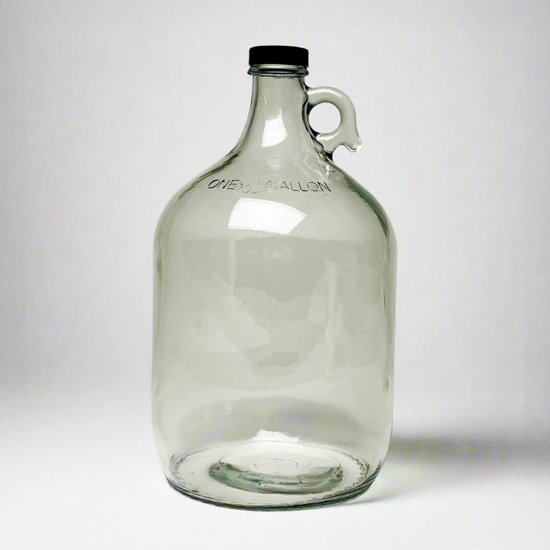 Rustic Strength 1 Gallon Glass Jug with Cap Accessory Light Gray